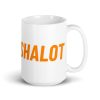 White glossy mug